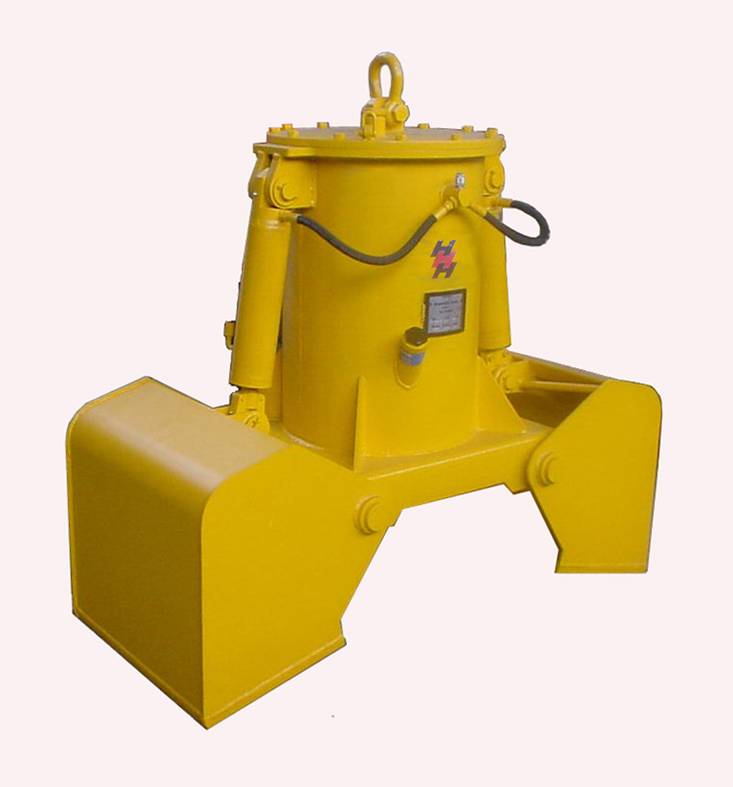 Hydraulic clam shell bucket